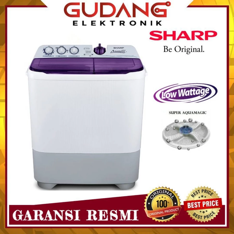 MESIN CUCI SHARP TIPE EST 85