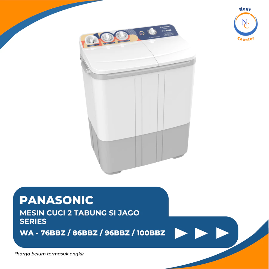 MESIN CUCI MERK PANASONIC TIPE NAW 76