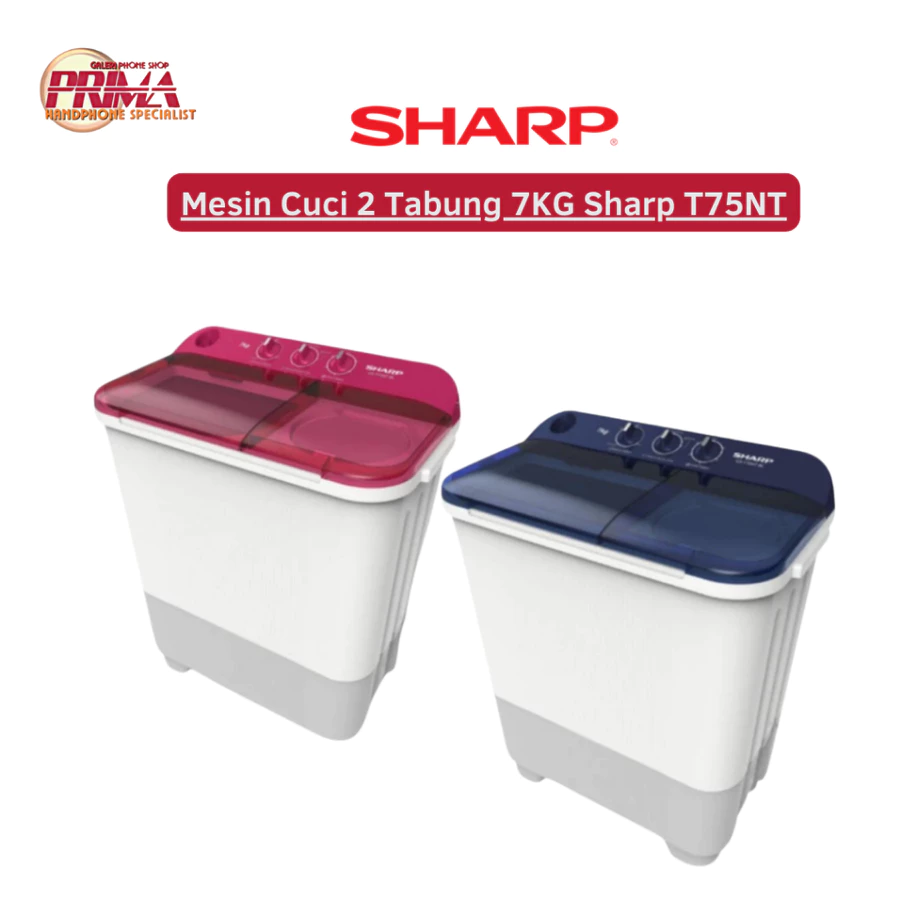 MESIN CUCI MERK SHARP TIPE EST 75