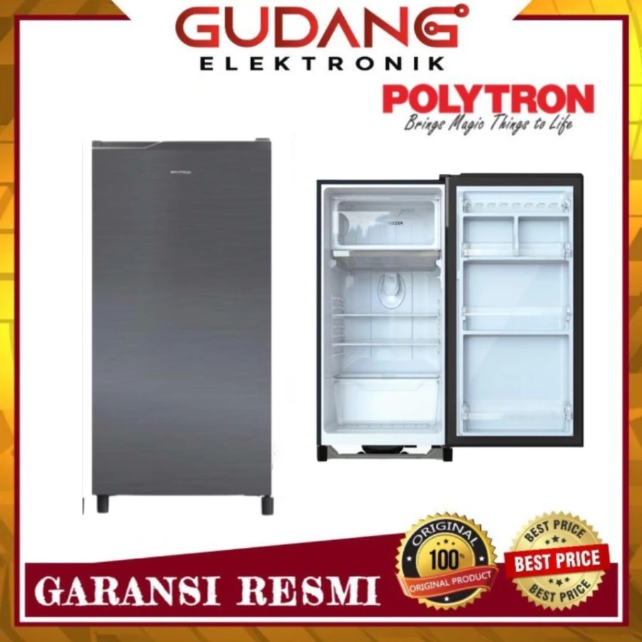 LEMARI ES/KULKAS MERK POLYTRON TIPE PR 17