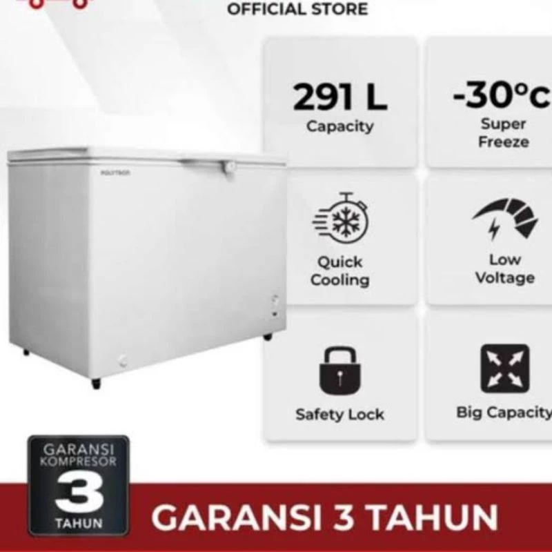 FREEZER MERK POLYTRON TIPE PCF 318
