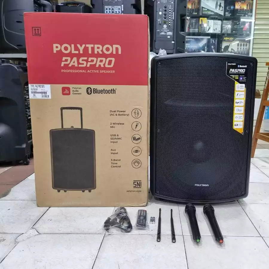 SPEAKER MERK POLYTRON TIPE PAS PRO 15F3